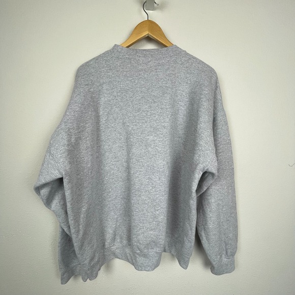 Neff‎ Fairfax Rebel Pride Sweatshirt XL Gray Spellout Crewneck Alumni - Picture 2 of 5